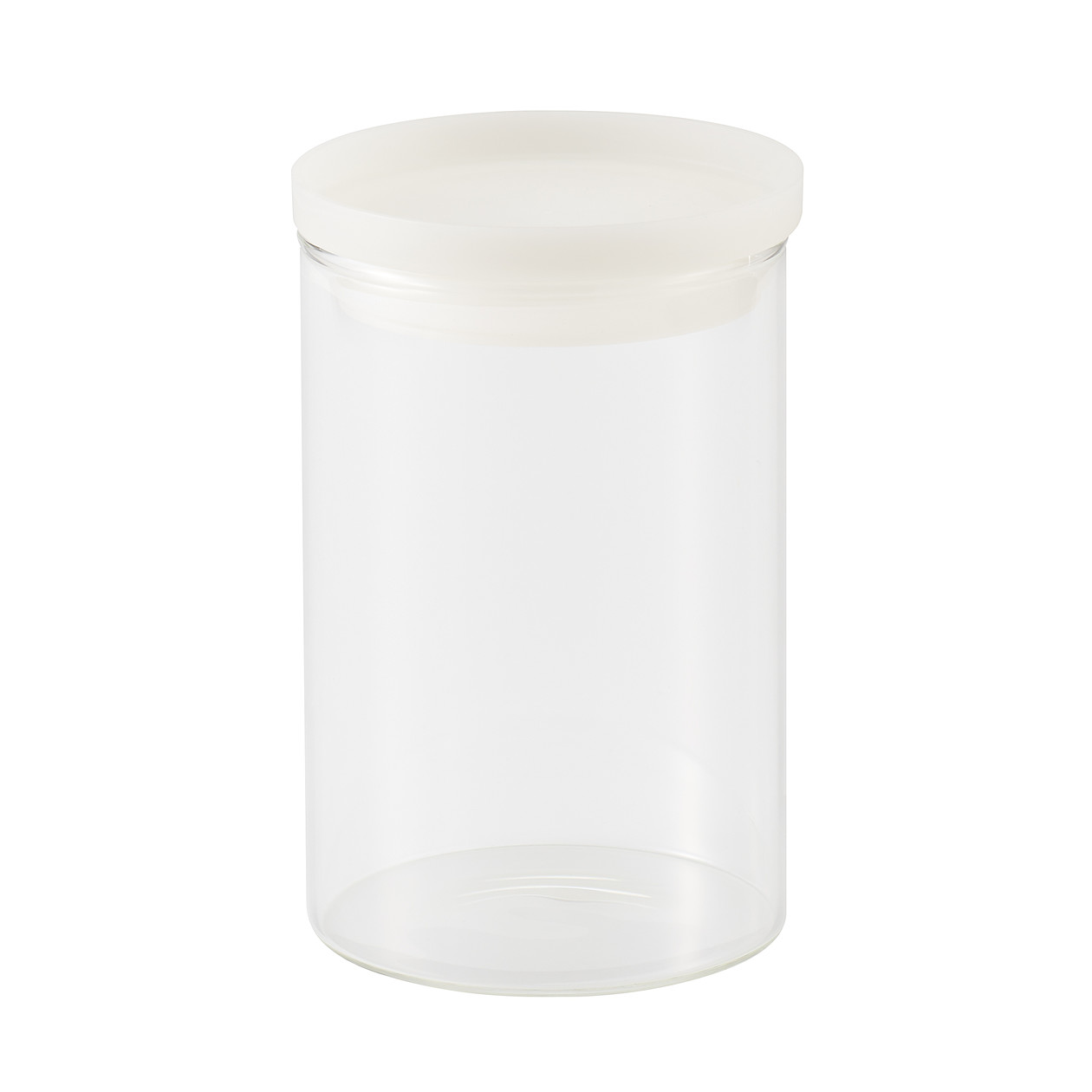 Shop Heat-Resistant Glass Round Storage Container, Dia. 9.5 x H 16 cm ...