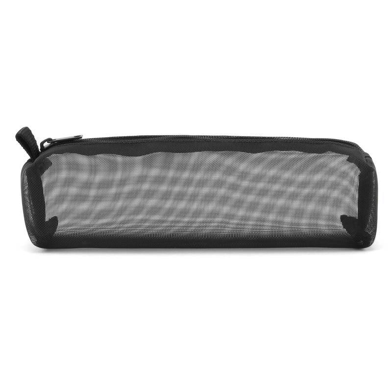 MUJI Nylon mesh pen case with gusset Width 17 x Height 10 x Gusset 5 cm  Gray